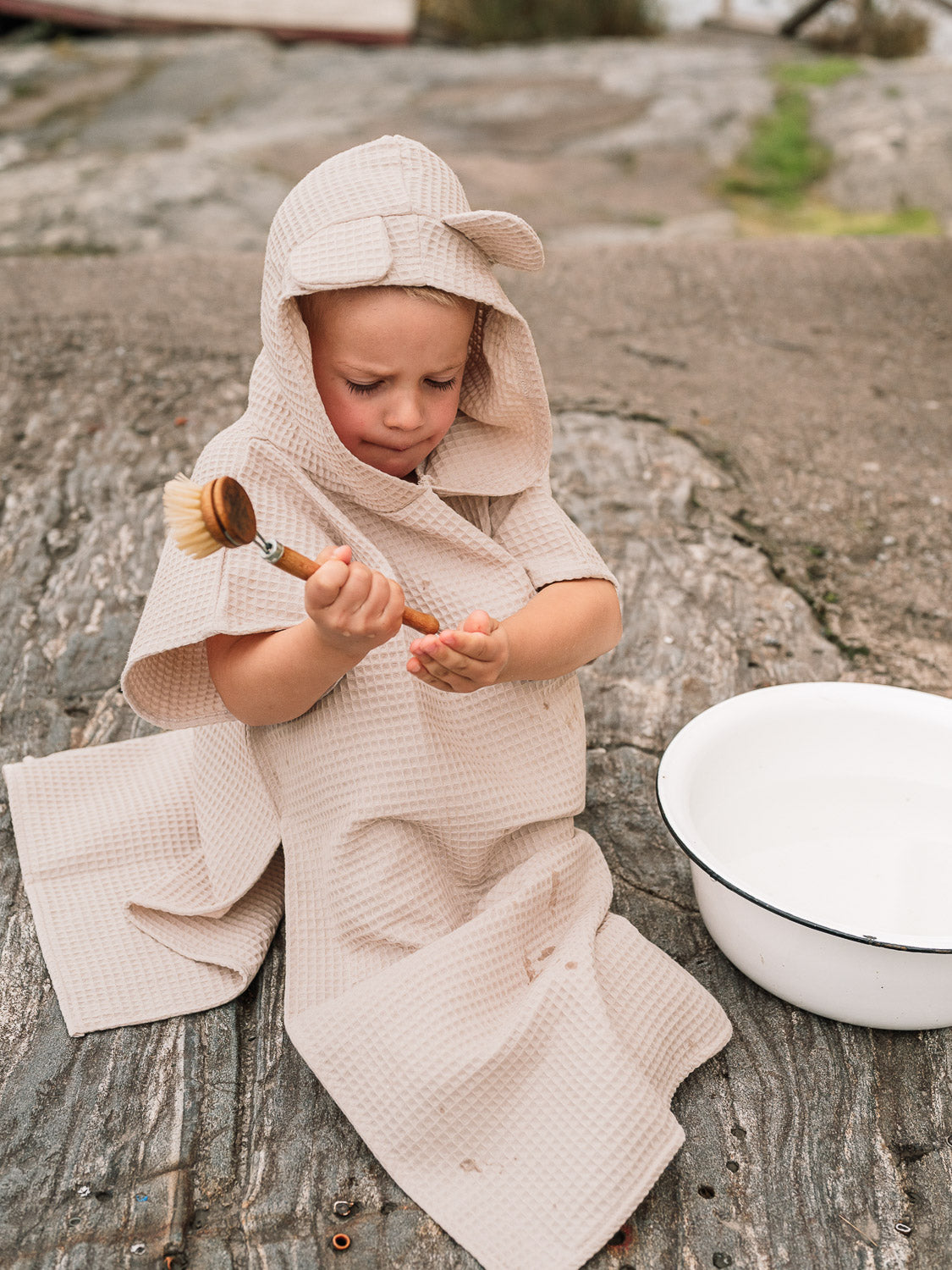 Badeponcho Teddybär